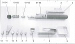 Proxxon 28144 Microflam Gas Soldering Iron Set MGS Spare Parts